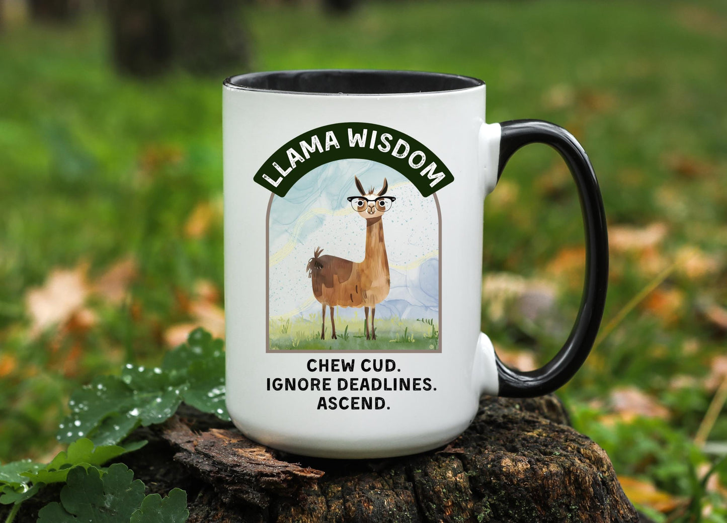Funny Llama Coffee Mug: 11oz/15oz