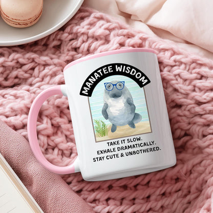 Funny Manatee Coffee Mug: 11oz/15oz