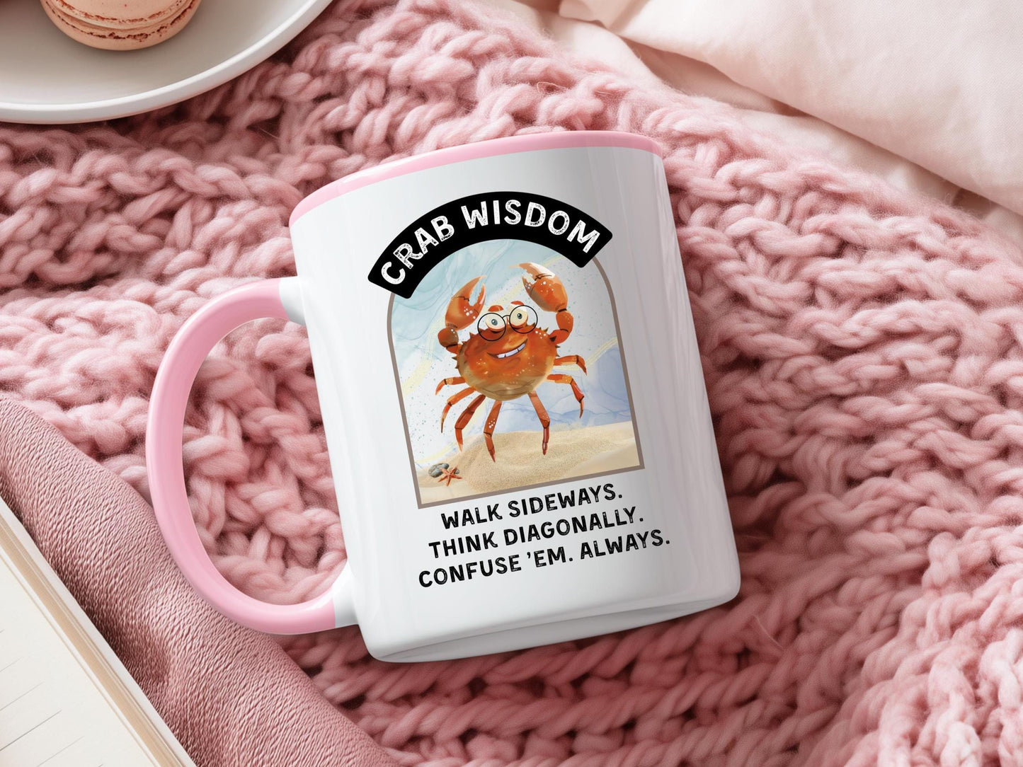 Funny Crab Mug: 11oz/15oz