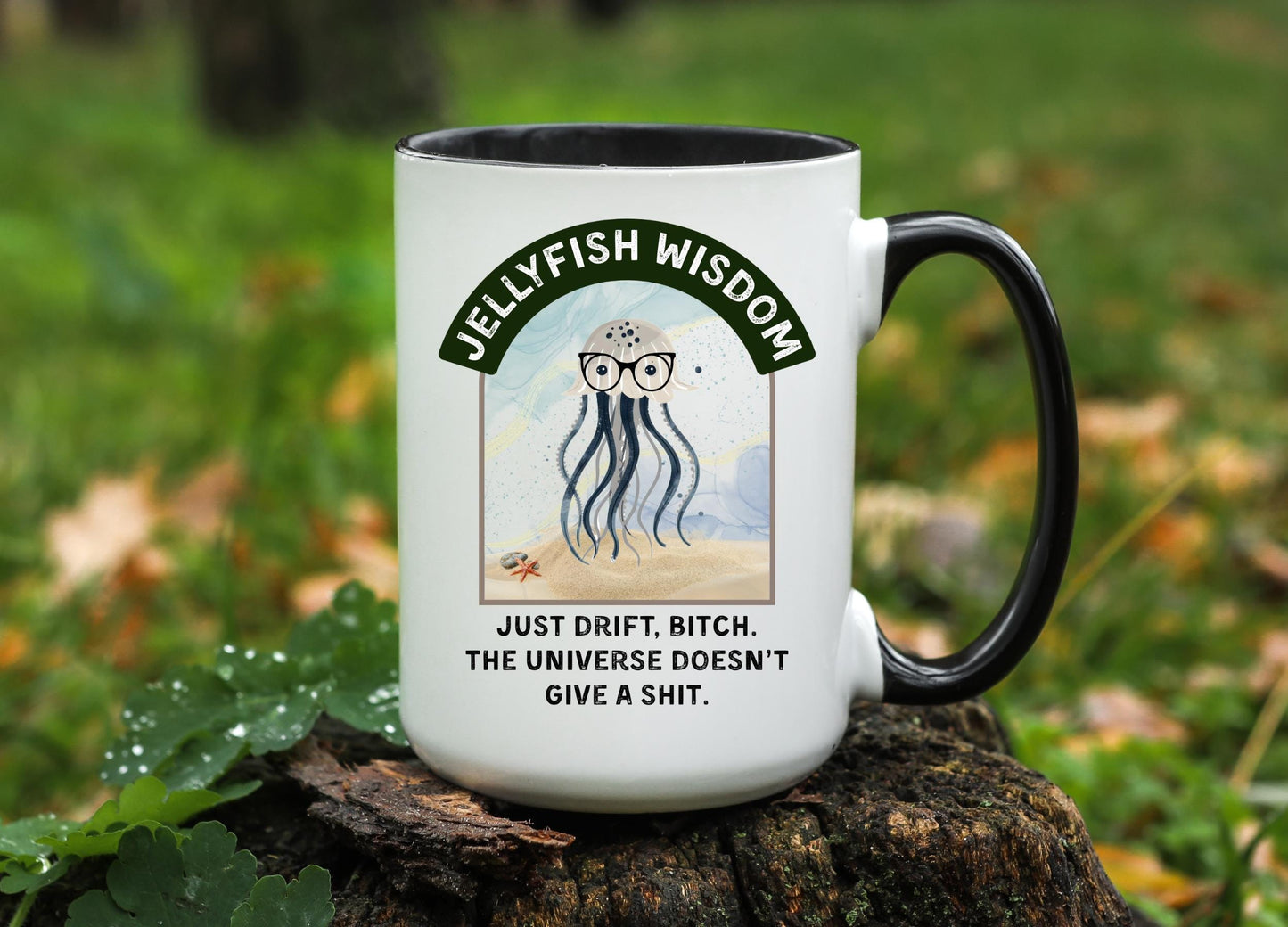 Funny Jellyfish Coffee Mug: 11oz/15oz