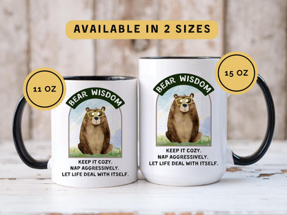 Funny Bear Coffee Mug: 11oz, 15oz