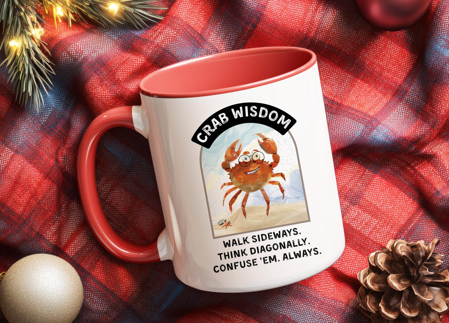 Funny Crab Mug: 11oz/15oz