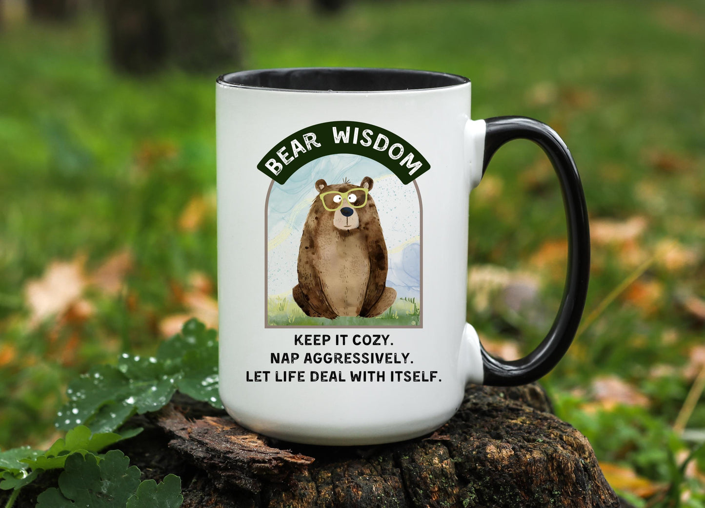 Funny Bear Coffee Mug: 11oz, 15oz
