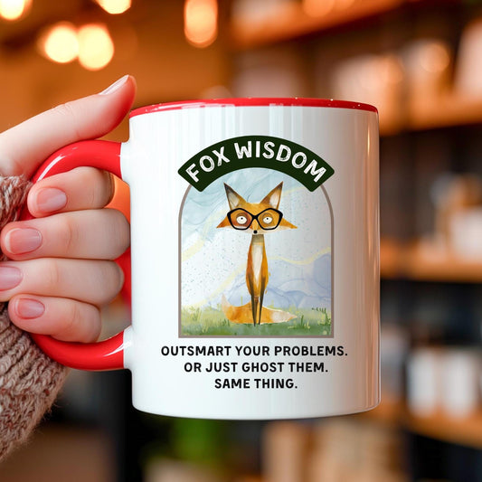 Funny Fox Coffee Mug: 11oz/15oz