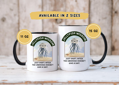 Funny Jellyfish Coffee Mug: 11oz/15oz