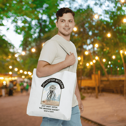 Funny Jellyfish Wisdom Tote