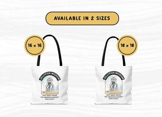 Funny Jellyfish Wisdom Tote