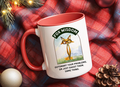 Funny Fox Coffee Mug: 11oz/15oz