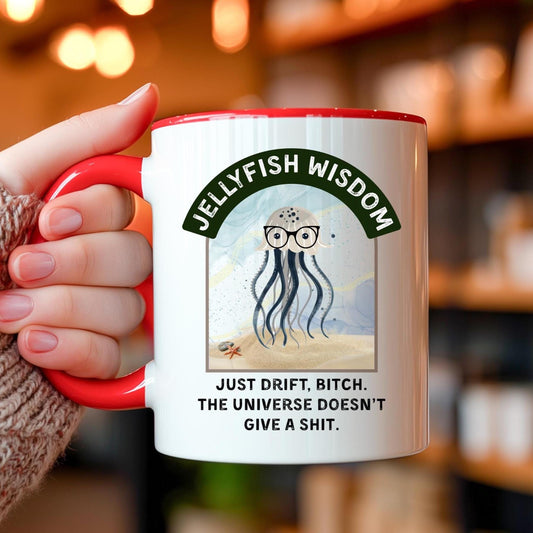Funny Jellyfish Coffee Mug: 11oz/15oz
