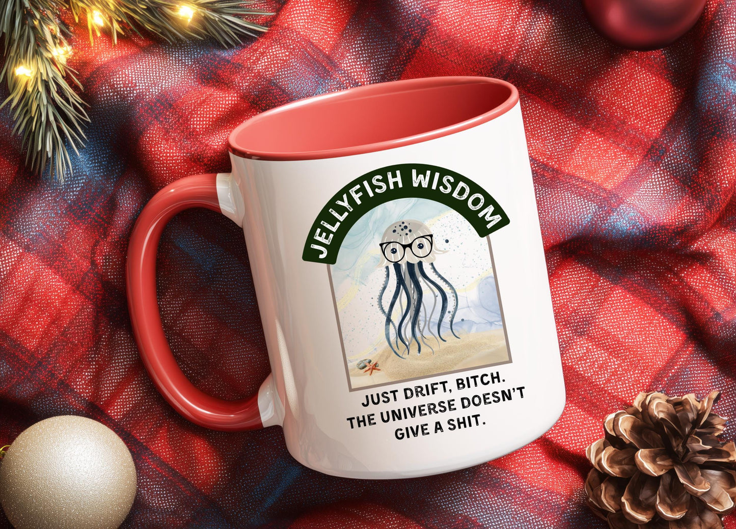 Funny Jellyfish Coffee Mug: 11oz/15oz