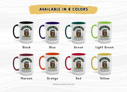 Funny Hedgehog Coffee Mug: 11oz/15oz